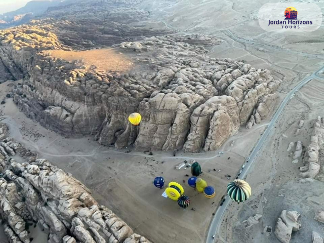 Balade en montgolfière à Petra